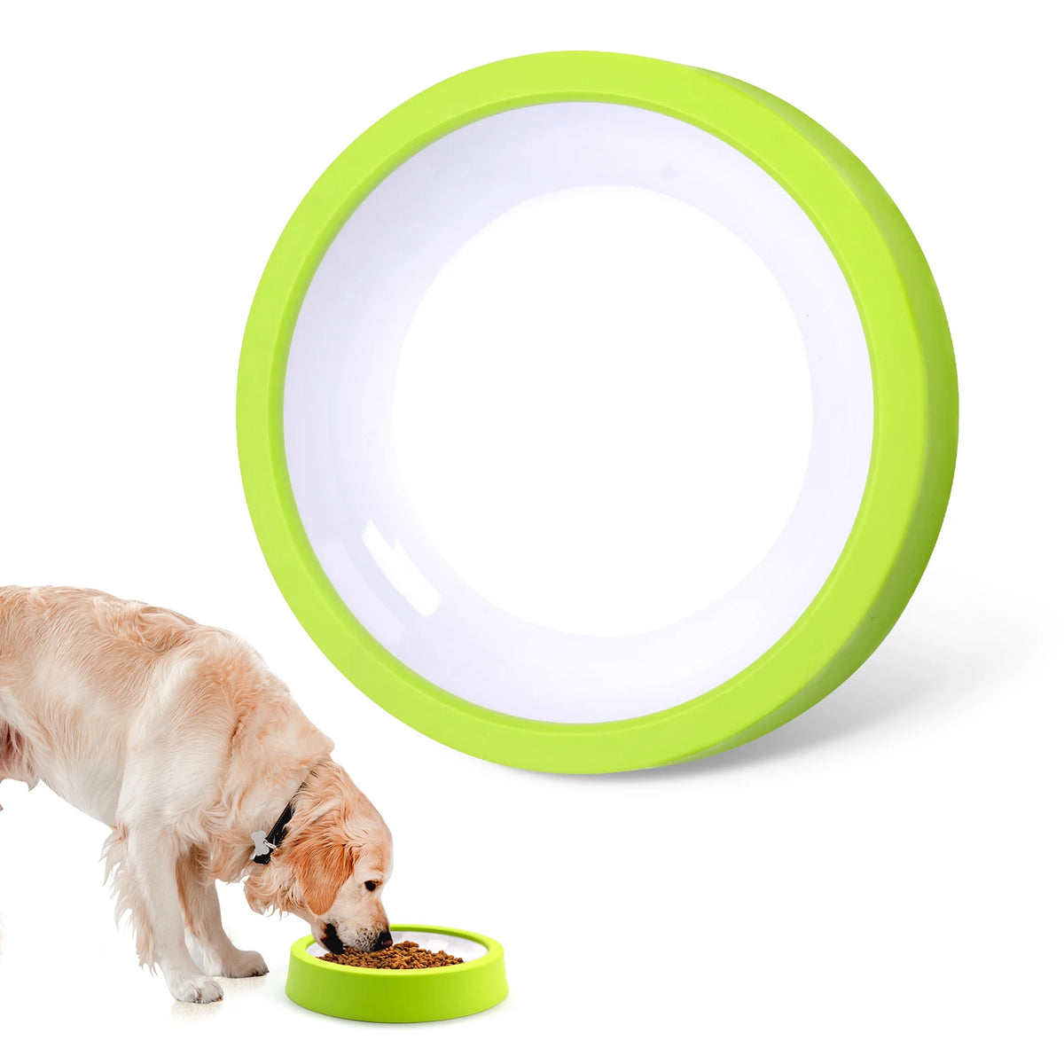 Comedero Lento para Perros Antiahogo-Plato Antideslizante para Comer Despacio-Perros  Pequeños, Medianos y Grandes.