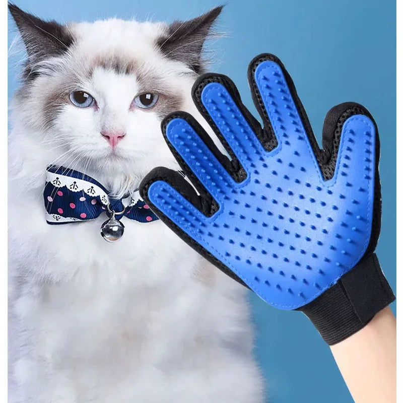 Guante Cepillo para Mascotas- Elimina Pelo de Perros y Gatos, Ideal para Aseo y Masaje.