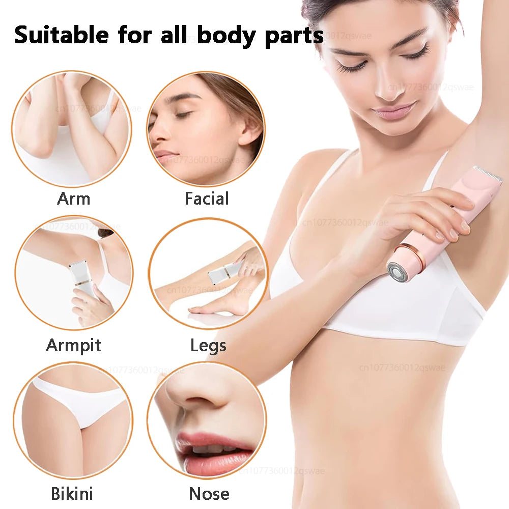 Afeitadora Eléctrica para Mujer - Depiladora Corporal