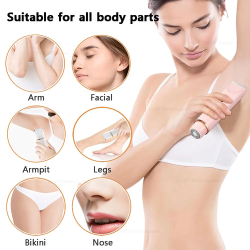 Afeitadora Eléctrica para Mujer - Depiladora Corporal