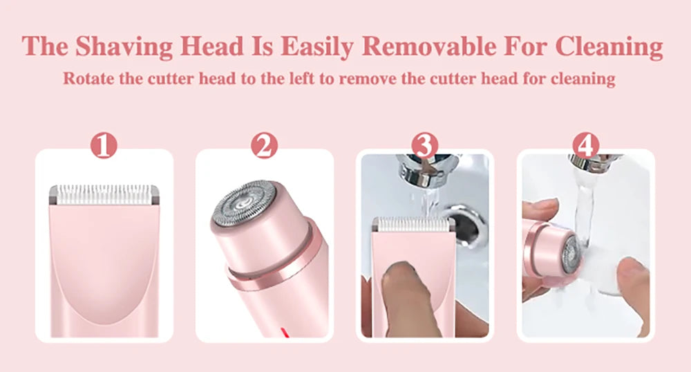 Afeitadora Eléctrica para Mujer - Depiladora Corporal