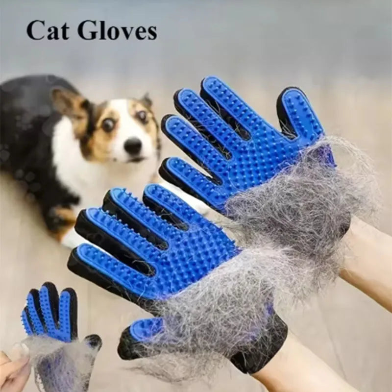 Guante Cepillo para Mascotas- Elimina Pelo de Perros y Gatos, Ideal para Aseo y Masaje.