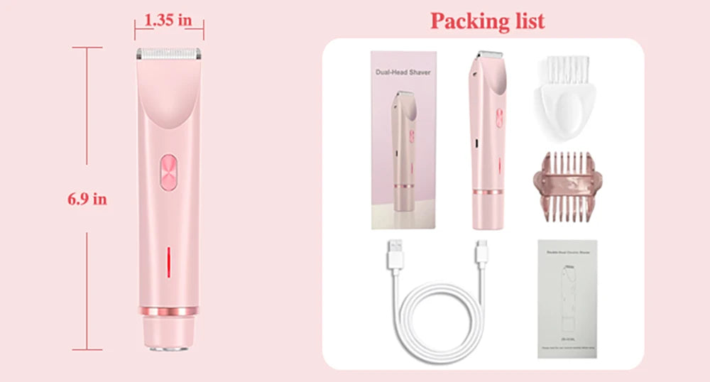 Afeitadora Eléctrica para Mujer - Depiladora Corporal
