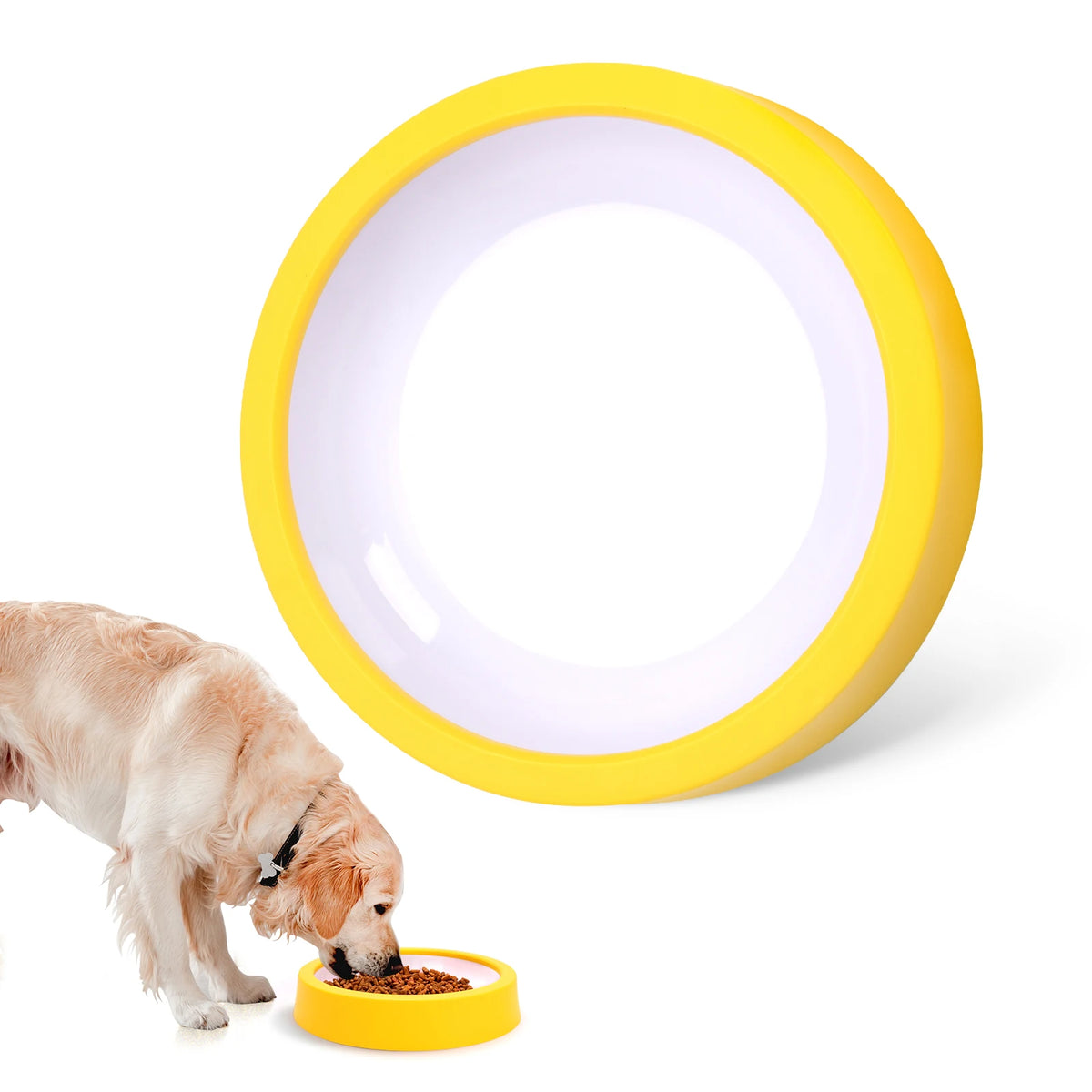 Comedero Lento para Perros Antiahogo-Plato Antideslizante para Comer Despacio-Perros  Pequeños, Medianos y Grandes.