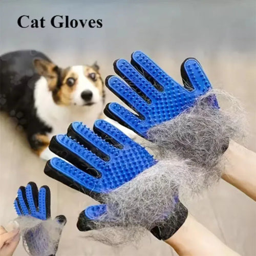 Guante Cepillo para Mascotas- Elimina Pelo de Perros y Gatos, Ideal para Aseo y Masaje.