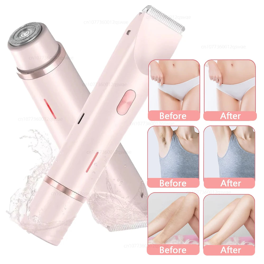Afeitadora Eléctrica para Mujer - Depiladora Corporal